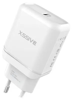 Produktbild von Xssive Quick Home Charger Typ-C Ladegerät 20W PD Netzladegerät Schnell-Ladegerät kompatibel mit Android & Apple weiß