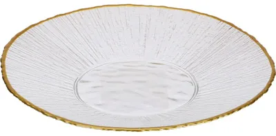 Produktbild von Dessertteller aus Goldglas 21 cm