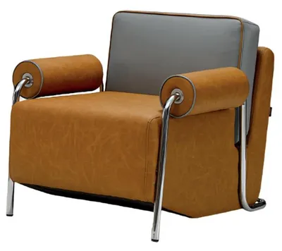 Produktbild von Sessel 1 Sitzer Leder Luxus Wohnzimmer Dreisitzer Couch Modern Polstersofas Neu