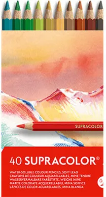 Image de Caran d'Ache SUPRACOLOR Soft Aquarelle 40 - 40 pièce(s)