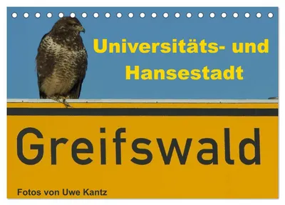 Produktbild von Univeritäts- und Hansestadt Greifswald (Tischkalender 2027 DIN A5 quer), CALVENDO Monatskalender