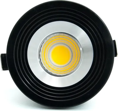 Produktbild von COB LED Einbauleuchte Spot 3 Watt inkl. Trafo schwarz-silber Kaltweiß