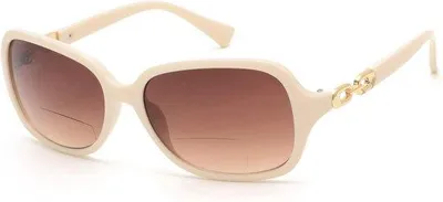Productafbeelding van Bifocale Leeszonnebril Dames Vintage Stijl UV-Bescherming