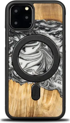 Image de Bewood Étui unique pour iPhone 11 Pro - 4 éléments - Terre avec MagSafe