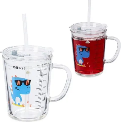 Produktbild von 2er-Set Kinderbrille mit Dinosaurier-Motiven