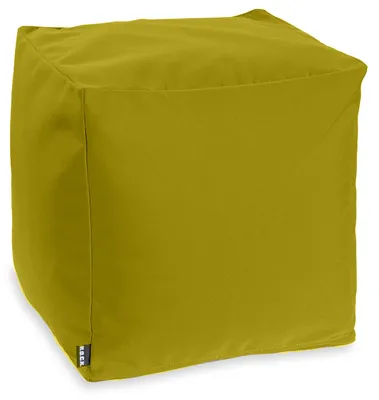 Produktbild von H.O.C.K. Classic Uni Outdoor Bean Cube Pouf 40x40x40cm grün