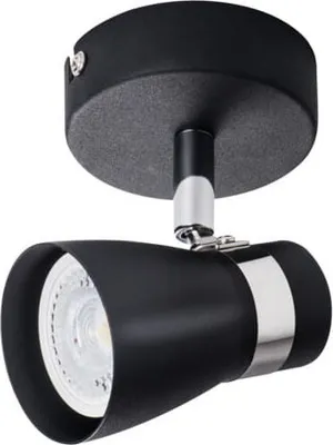 Zdjęcie produktu dla Spot ENALI czarny-chromowany 1xGU10x35W metal wym:12x8x8cm IP20 Kanlux