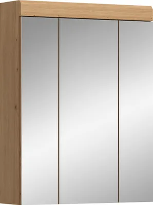 Produktbild von Badezimmer Spiegelschrank, 60 cm breit, in Artisan Eiche - SIROCO-158
