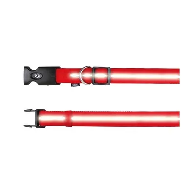 Produktbild von Trixie Flash Halsband - Rot - M-L: 33-50 cm