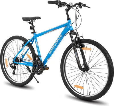 Produktbild von HILAND Mountainbike 26 Zoll MTB Herren Damen, mit 21 Gang Shimano, V-Bremse, Hardtail Fahrrad, Blau