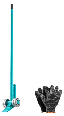 Image de SucceBuy : lève-charge d'une capacité de 4 000 kg, lève-meubles d'une longueur de 1 524 mm, gants inclus, aide au transport avec jantes en acier pour objets lourds tels que des meubles et des blocs de béton, idéal pour les déménagements et les transports de charges lourdes