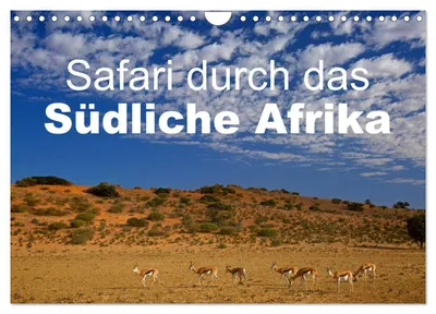 Produktbild von Safari durch das Südliche Afrika (Wandkalender 2027 DIN A4 quer), CALVENDO Monatskalender