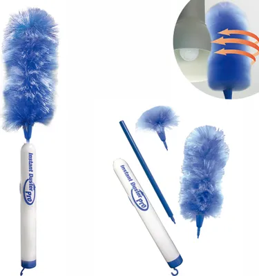 Produktbild von Best Direct Instant Duster Pro - elektrischer Staubwedel mit Teleskopstiel, rotierend, elektrisch, Batterie, Set, inkl. großem & kleinem Staubwedel