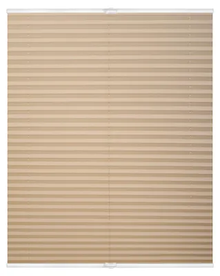 Produktbild von Lichtblick Wabeplissee Klemmfix ohne Bohren, verspannt, blickdicht Creme, 220 cm, 90 cm x 220 cm (B x L)