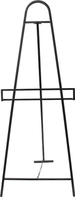 Produktbild von Staffelei Modern Metall mattschwarz 115cm – Kundenstopper