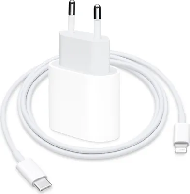 Produktbild von Apple 20W Power Adapter + 1m USB‑C zu Lightning Kabel
