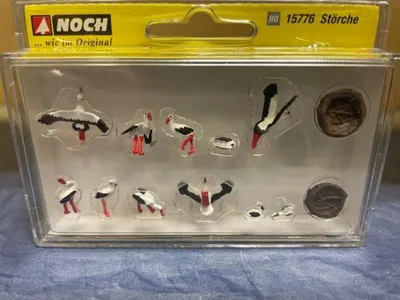 Image de NOCH Cigognes, HO (1:87), Multicolore, 13 pièce(s)