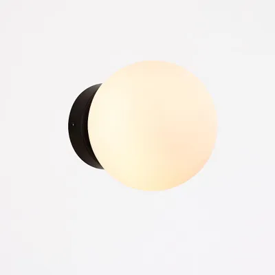 Produktbild von BARCELONA LED Wandleuchte Rober Kristallkugel E27 Schwarz Elegant