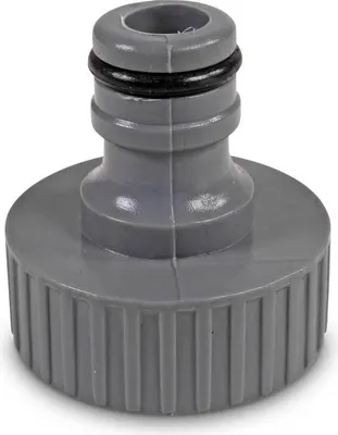 Produktbild von PVC-U Hydro-Fit Hahnanschluss, IG x Klickstecker 1", Grau