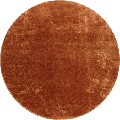 Produktbild von Waschbarer Teppich Wohnzimmer Kurzflor Einfarbiger Moderner Stil Weich Orange Grösse 240x340 cm