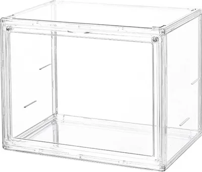 Obrázok produktu pre Veľkokapacitný skladovací stojan Prachotesný modelový box Priehľadný zberný kryt
