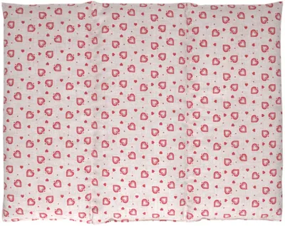 Produktbild von GIRAFFENLAND Bio-Dinkelkissen groß 40x30cm - 3-Kammer - Landhaus-Liebe - Wärmekissen Körnerkissen