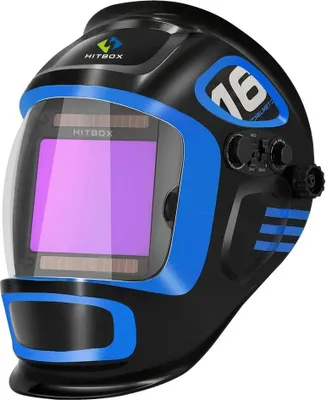 Produktbild von Schweißhelm - LY800F Automatik-Schweißhelm - True Color - Großes Sichtfeld 133×114 mm - Umschaltzeit 1/10000 s - Solar + CR2450 - Für MIG TIG MMA -  - Beige