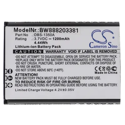 Produktbild von vhbw Akku kompatibel mit Doro SmartEasy 7050 Handy Smartphone Telefon (1200 mAh, 3,7 V, Li-Ion)