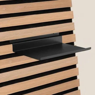 Productafbeelding van Wandbeugel van metaal voor akoestische panelen - stijlvol en functioneel - 1 stuk - 15 x 10 cm