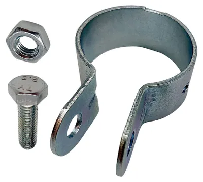 Zdjęcie produktu dla Zaciski do metalowych ogrodzeń, stal ocynkowana, regulowane metalowe zaciski