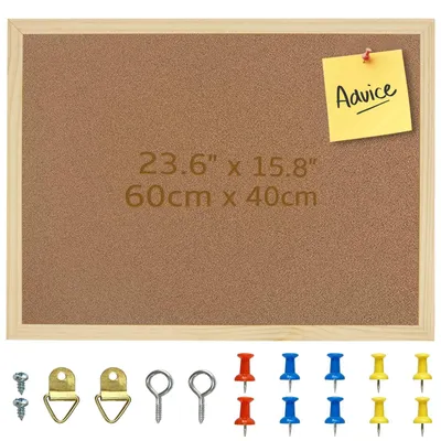 Immagine prodotto di Lavagna per comunicazioni Kurken, con cornice in legno, 60x40 cm