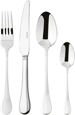 Image de Sambonet Set de couverts Bloom Monoblock acier inoxydable 24 pièces