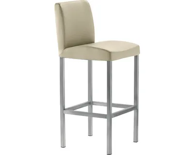 Produktbild von Barstuhl Mayer Sitzmöbel 1154 40 x 45 x 94 cm Stahl perlsilber/taupe