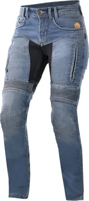 Produktbild von Trilobite Parado Doublelayer Slim Damen Motorrad Jeans, blau, 32/32