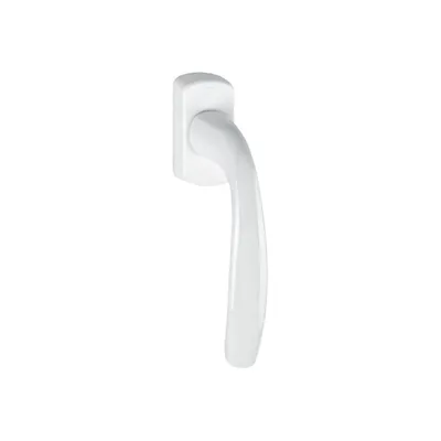 Produktbild von Hoppe New York Aluminium Fenstergriff F9016 verkehrsweiß beschichtet 0810/U10, 7 - 37 mm Vierkant