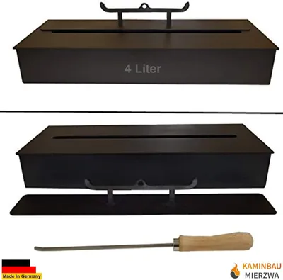Produktbild von 4 Liter Ethanolbrenner Schwarz für Gel und Ethanolkamine
