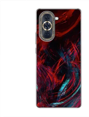 Produktbild von König Design Hülle kompatibel mit Huawei nova 10 Kunststoff Soft Handyhülle - Handy Case Abstrakt
