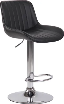 Produktbild von Barhocker HLO-CP68 Kunstleder chrom schwarz