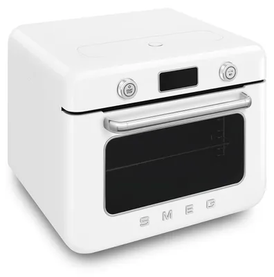 Produktbild von Smeg COF01WHEU Mini-Backofen Vintage, weiß