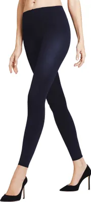 Produktbild von FALKE Damen Leggings - Pure Matt, 100 DEN, blickdicht Marine S (36-38)