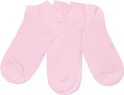 Produktbild von Damen Sneaker Socken 3-er Pack Unifarben Rosa Größe 39-42 Glatt