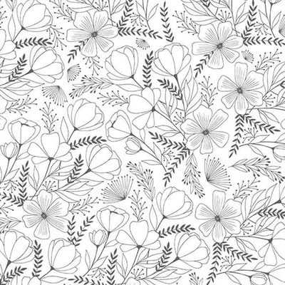 Obrázok produktu pre Japonský pauzovací papier 90 g - 30 x 30 cm - Kvety