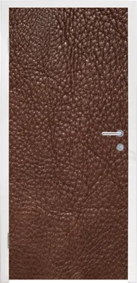 Produktbild von MuchoWow® Türtapete Selbstklebende Türfolie Leder - Braun - Textur - Design - Lederoptik 85x205 cm Türposter Türaufkleber Klebefolie Türklebefolie - Türverzierung - Türen Dekoration - Plakaten