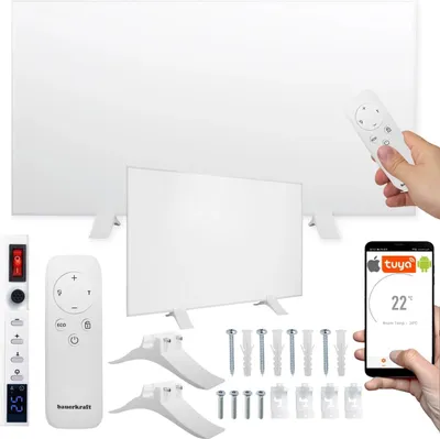 Produktbild von Infrarot-Heizpaneel 600 W, 60 x 100 cm, WLAN-Steuerung