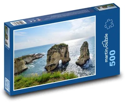 Obrázok produktu pre Puzzle 500 Pobrežie Raouche v Bejrúte - martinpuzzle