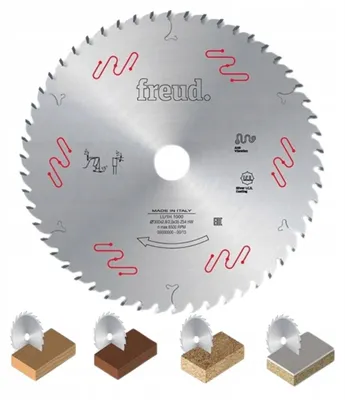 Zdjęcie produktu dla Piła tarczowa Freud LU1H0800, średnica 250 mm, szerokość 30 mm, 60 zębów, do obróbki drewna