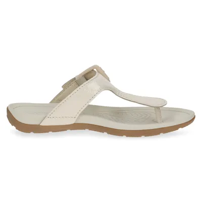 Produktbild von Caprice Damen Zehentrenner Leder Pantolette 9-27108-20, Größe:40 EU, Farbe:Beige