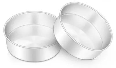Produktbild von Backform - 2er Set aus Edelstahl - Rund - Ø 16 cm