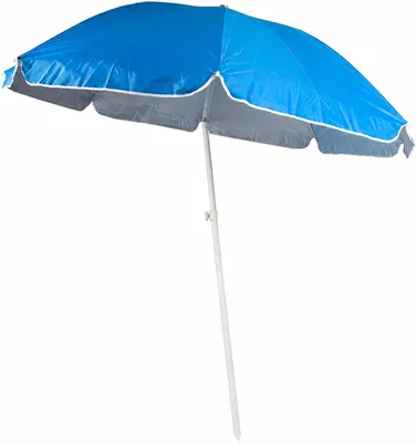 Produktbild von Großer XXL-Strand-, Garten- und Balkonsonnenschirm mit UV-Filter, 210 cm, zusammenklappbar, 14416, KI-generiertes Bild
