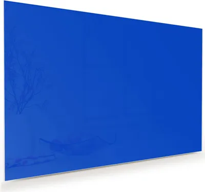 Produktbild von Glasbild 75x50cm in XXL für Wohnzimmer, Schlafzimmer Motiv Königsblauer Hintergrund III